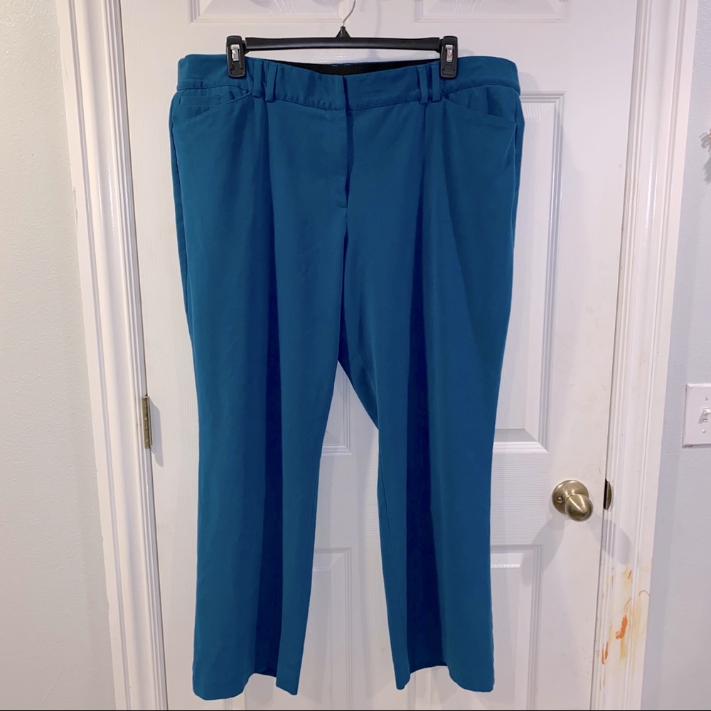 Lane Bryant Teal Dress Pants - Size 24